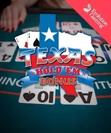 Texas Hold'em Bonus bordspill med pokerhånd og sideinnsatser