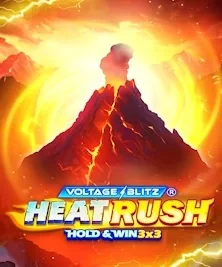 Voltage Blitz Heat Rush spilleautomat med elektrisk tema og bonusfunksjoner
